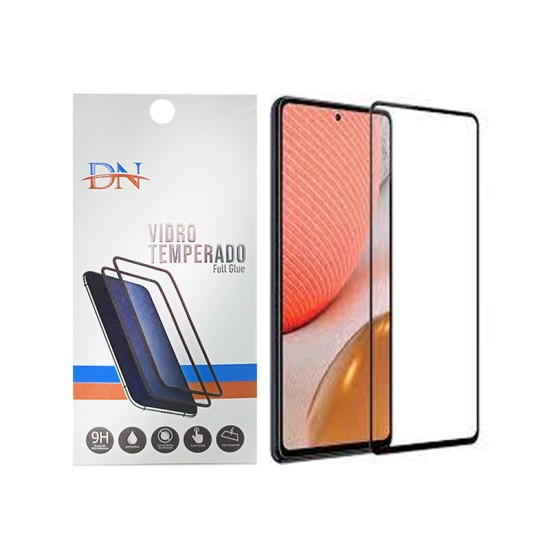 PROTECTOR DE VIDRO DE FULL GLUE DN PARA SAMSUNG GALAXY A72 PRETO